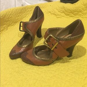 Vintage buckled heels